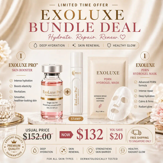 ExoLuxe Bundle Deal — Skin Booster + PDRN Hydrogel Mask